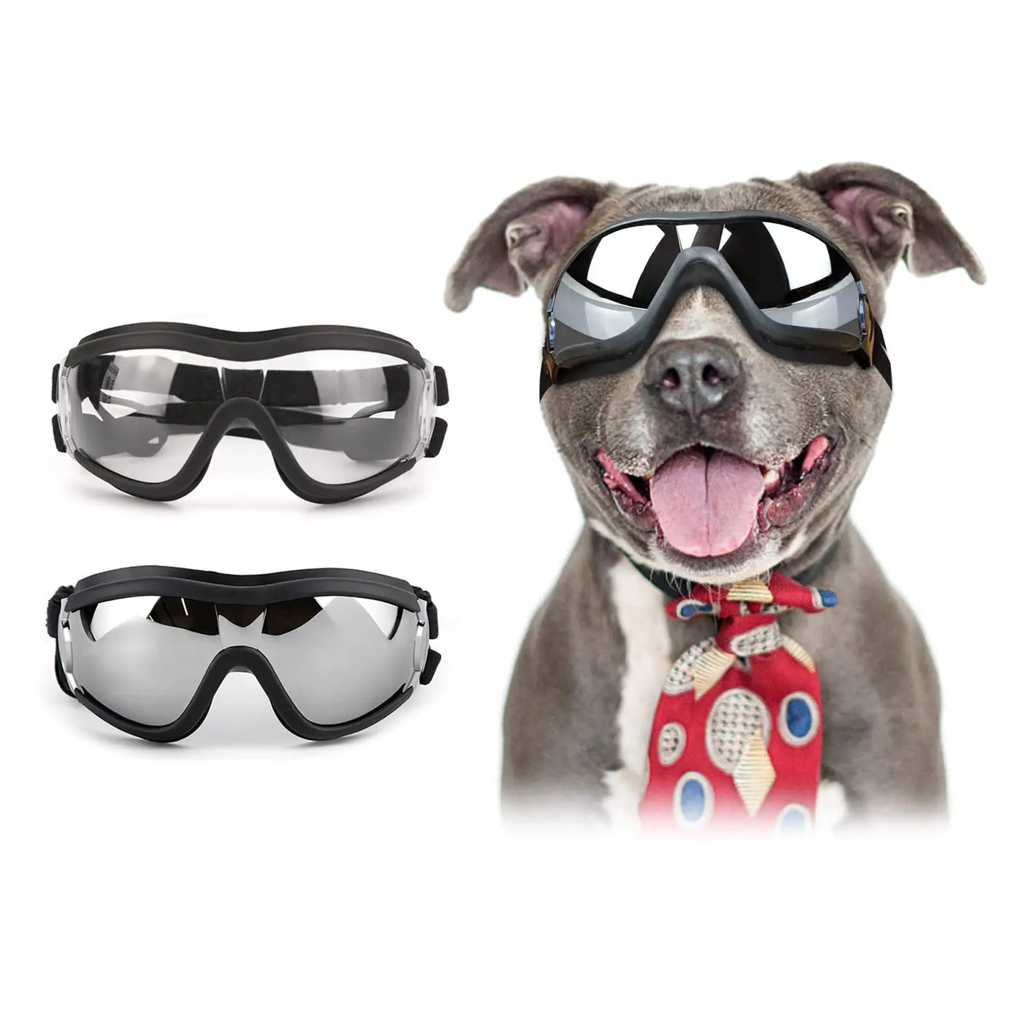 Woofworks Goggles and Black Sunglasses